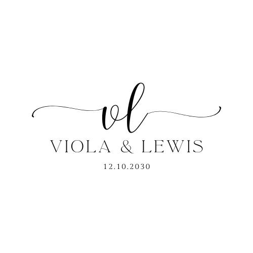 Black White Yellow Simple Initial Name Logo-5
